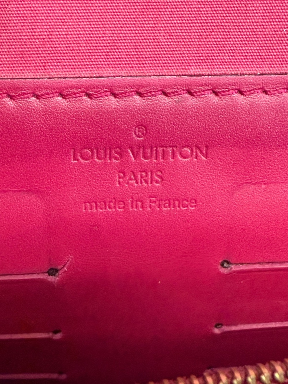 Louis Vuitton Ana Monogram Vernis Leather Raspberry bag - Picture 8 of 13